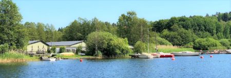 Varvsområdet och Slipenbryggan i Tullingesjön - TSS båtklubb